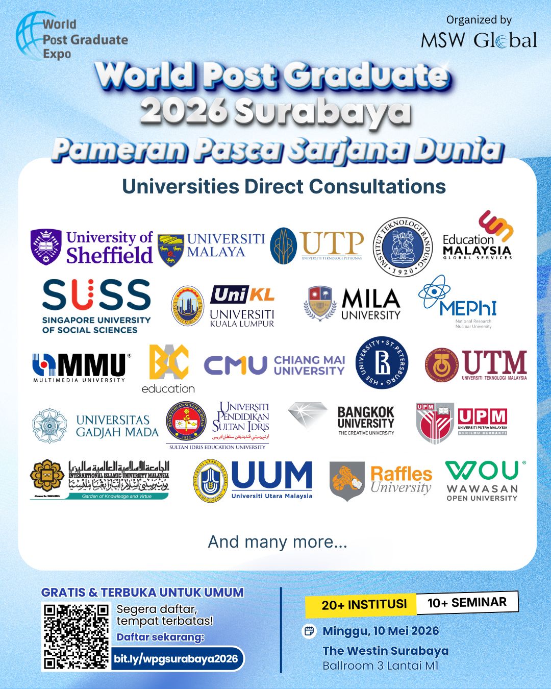 WORLD POST GRADUATE EXPO 2026 SURABAYA
